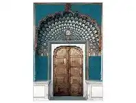 LivingStyles Jaipur Door Framed Canvas Wall Art, 140cm offer