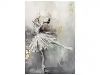 "Ballerina" Hand Painted Canvas Wall Art, 120cm
