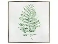 LivingStyles "Fern Spray" Framed Hand Painted Canvas Wall Art, No.1, 60cm offer