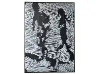 LivingStyles "Reflections" Framed Hand Painted Canvas Wall Art, 138cm offer