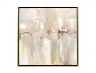 "Mystery Island" Framed Hand Painted Abstract Canvas Wall Art, 85cm