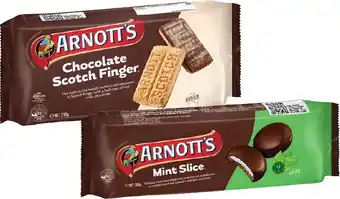 IGA Arnott's Chocolate Biscuits 160‑250g Selected Varieties offer