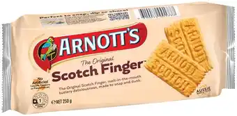 IGA Arnott's Scotch Finger Biscuits 250g offer