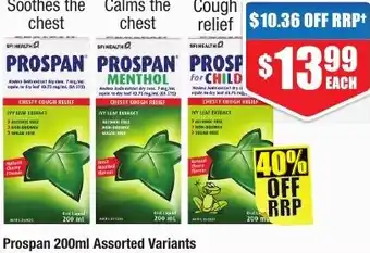 Chemist Warehouse Prospan 200ml Assorted Variants offer