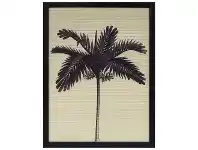 LivingStyles Baston Timber Framed Rattan Wall Art Print, Royal Palm, 82cm offer