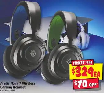 JB Hi-Fi Arctis Nova 7 Wireless Gaming Headset offer