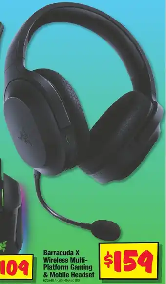 Barracuda X Wireless Multi-Platform Gaming & Mobile Headset
