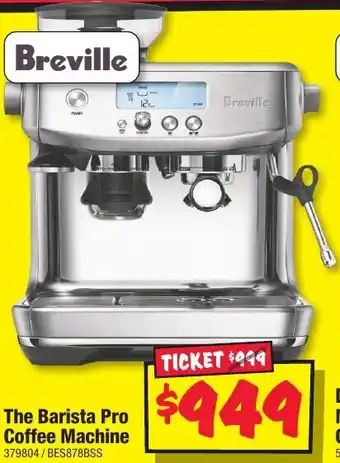 JB Hi-Fi The Barista Pro Coffee Machine offer