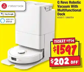 JB Hi-Fi Q Revo Robotic Vacuum With Multifunctional Dock offer