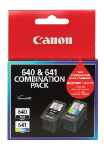 Australia Post Canon pg640 black & cl641 colour ink cartridge combination pack offer