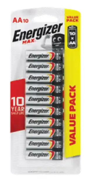 Australia Post Energizer max aa batteries 10 pack offer