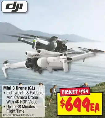 JB Hi-Fi Mini 3 Drone GL offer