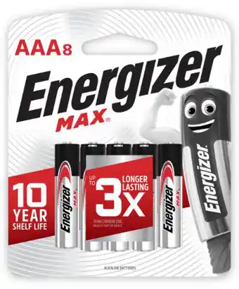 Energizer max aaa batteries 8 pack