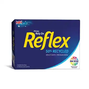 Reflex a4 pure white 50% recycled copy paper