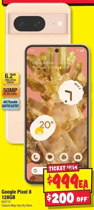 JB Hi-Fi Google Pixel 8 128GB offer