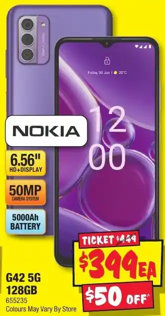 JB Hi-Fi G42 5G 128GB offer