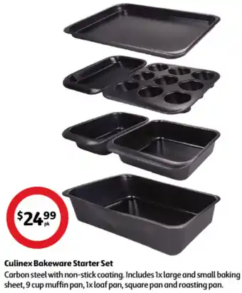 Coles Culinex Bakeware Starter Set offer