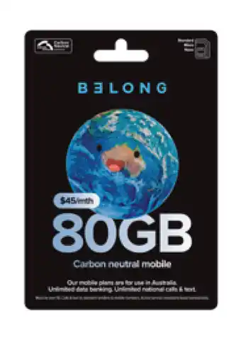 Australia Post Belong $45 offer