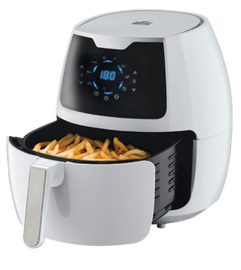 Mistral 6.5l digital air fryer matte white