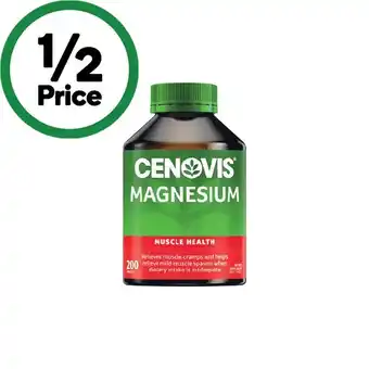 Woolworths Cenovis Magnesium Tablets Pk 200 offer