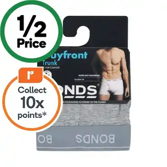 Woolworths Bonds Men’s Guy Front Trunk offer
