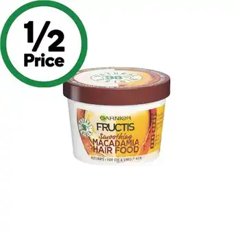 Woolworths Garnier Fructis Hair Food 390ml offer