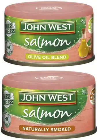 Coles John West Salmon Tempters 95g offer