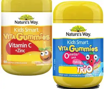 Coles Nature's Way Kids Smart Vita Gummies 120 Pack offer
