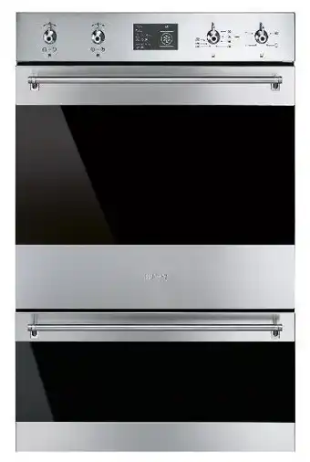 Designer Appliances Smeg 60cm 'classic' thermoseal pyrolytic self-cleaning double oven offer