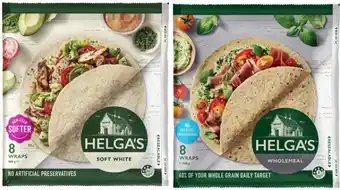Coles Helga's Wraps 445g-508g offer