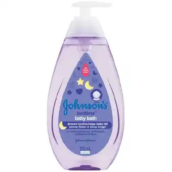 Woolworths Johnson’s Bedtime Baby Bath 500ml offer