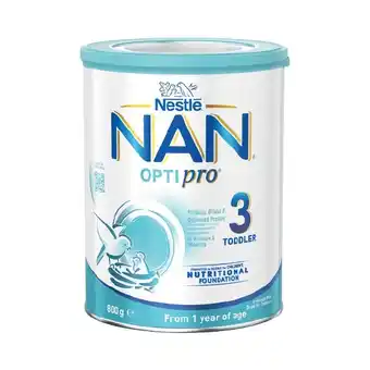 Woolworths Nestle NAN Optipro Stage 3 Baby Formula 800g – Limit of 2 per Customer offer