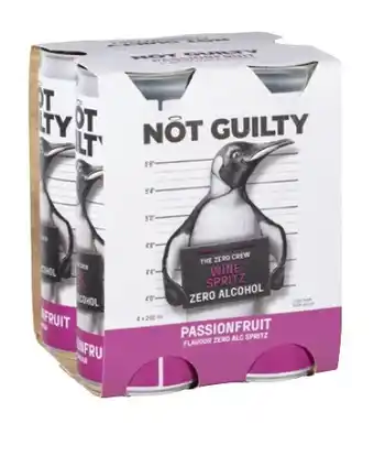 Coles Not Guilty Spritz 4x250mL offer