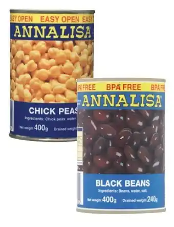 Coles Annalisa Beans 400g offer