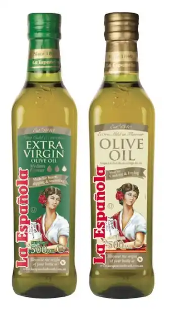 Coles La Española Olive Oil 500mL offer