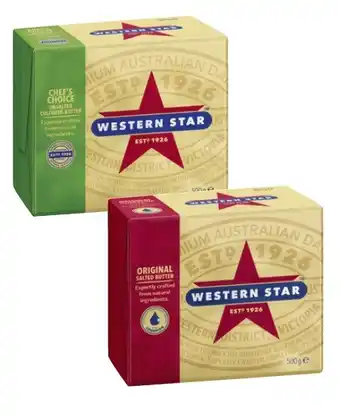 Coles Western Star Butter 500g offer