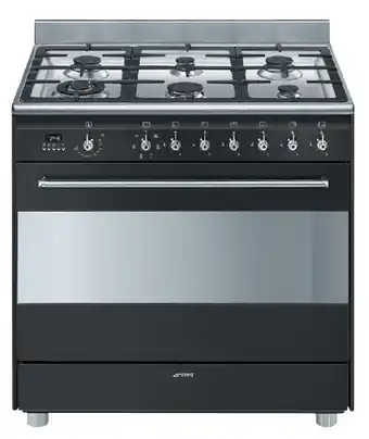 Designer Appliances Smeg 90cm 'classic' dual fuel anthracite freestanding cooker offer