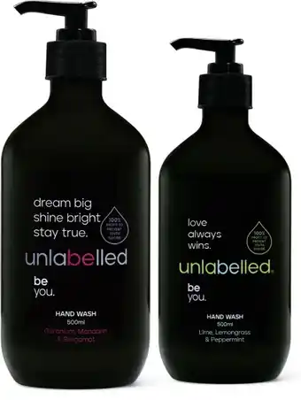 Coles Unlabelled Hand Wash 500mL offer