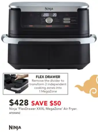 Harvey Norman Ninja 'FlexDrawer XXXL MegaZone' Air Fryer offer