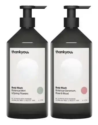 Coles Thankyou Body Wash 1 Litre offer