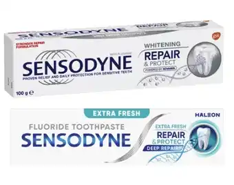 Coles Sensodyne Repair & Protect Extra Fresh or Whitening Toothpaste 100g offer