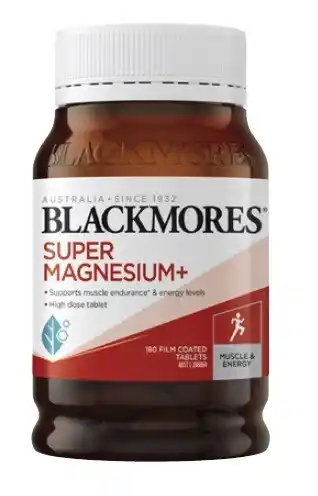 Coles Blackmores Super Magnesium+ Tablets 180 Pack offer