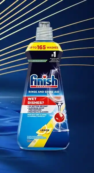 Coles Finish Rinse & Shine Aid 500mL offer