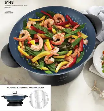 Harvey Norman Sunbeam 'DiamondForce' Wok offer