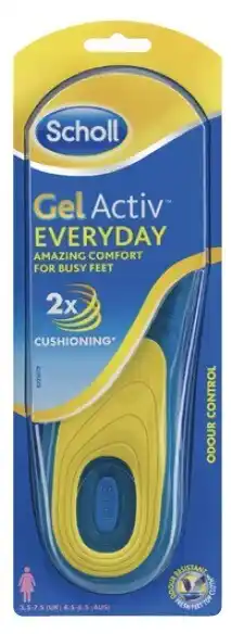 Coles Scholl Gel Activ Everyday 1 Each offer
