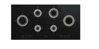 Designer Appliances Smeg 100cm dolce stil novo blade flame gas cooktop offer