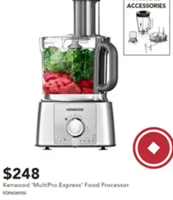 Harvey Norman Kenwood "MultiPro Express" Food Processor offer