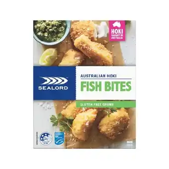 Woolworths Sealord Gluten Free Hoki Bites 350g – From the Freezer offer