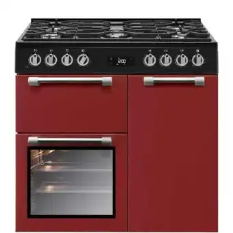 Designer Appliances Beko 90cm dual fuel freestanding heritage cooker - burgundy offer