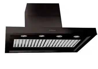 Designer Appliances Sirius 120cm matte black alfresco canopy rangehood offer